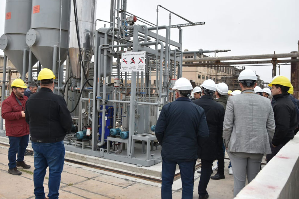 Avanza la construcción de la planta experimental de biodiésel