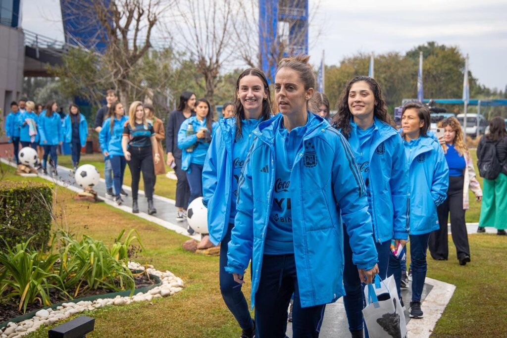 Agasajo a la Selección Argentina de Fútbol Femenino en la previa del Mundial 2023