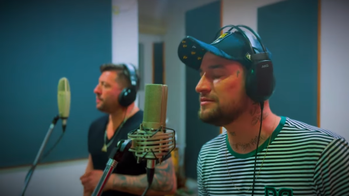 Omega y Cesar Palavecino le pusieron voz a un temazo