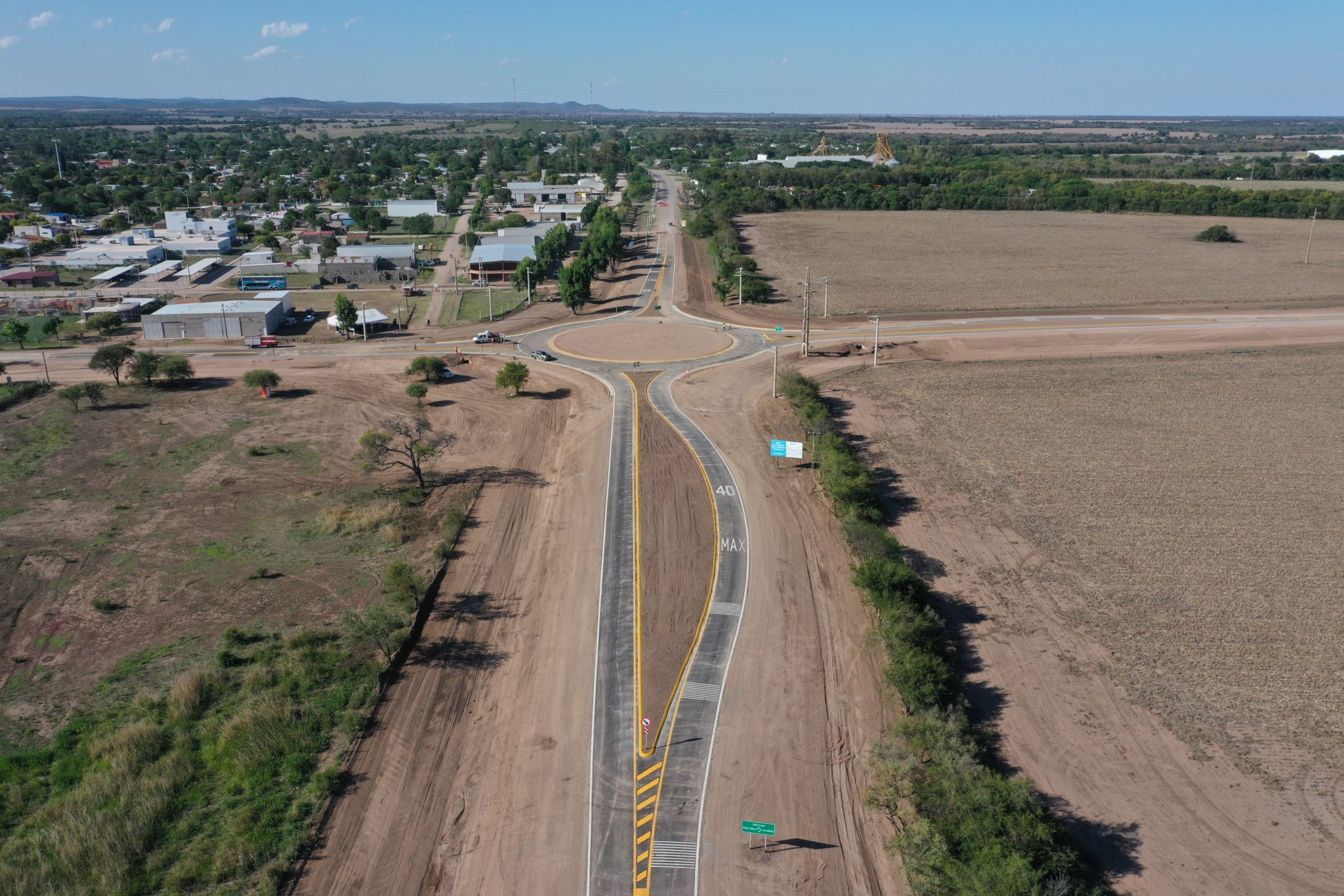 Norte cordobés: Schiaretti habilitó el asfalto de otro tramo de la ruta 16
