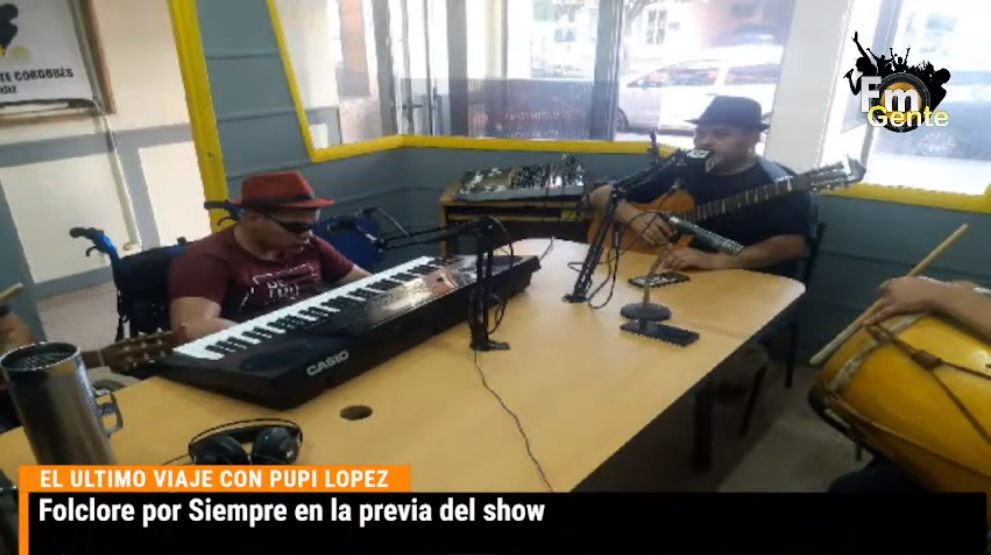 La previa del show con Folckore por Siempre