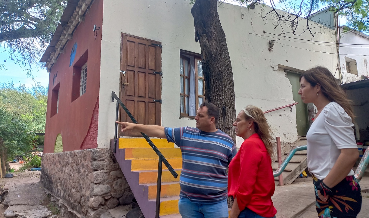 Cruz del Eje: Montero visitó dispositivos del Ministerio de Desarrollo Humano