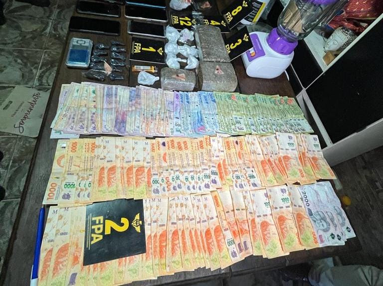 Narcotráfico: operativo conjunto de la Policía y la Fuerza Policial Antinarcotráfico (FPA)