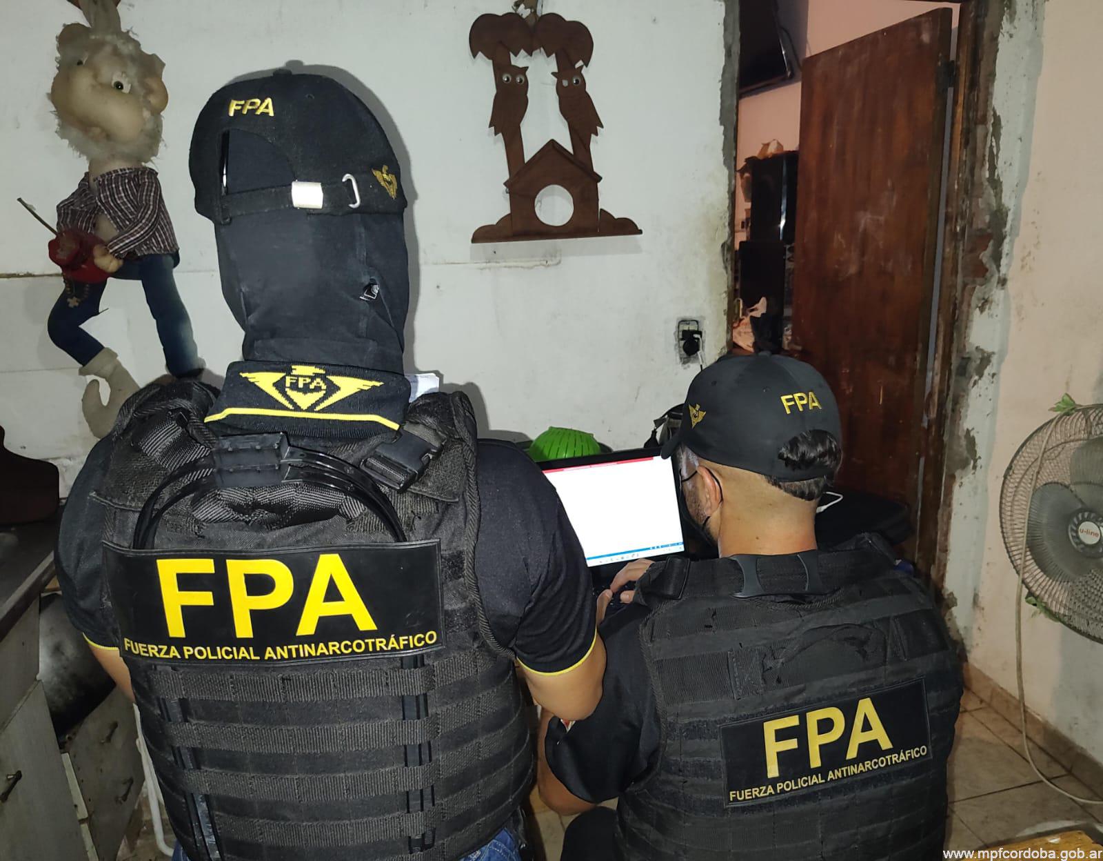 FPA SECUESTRÓ DROGAS EN UN MERENDERO EN LA CALERA. TRES DETENIDOS