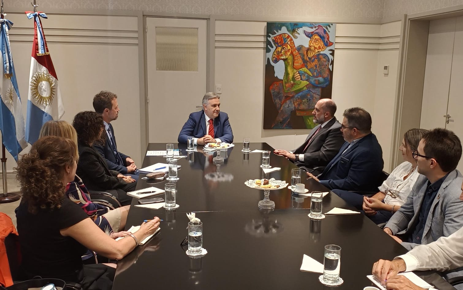 Llaryora se reunió en Buenos Aires con el representante del Programa de las Naciones Unidas para el Desarrollo