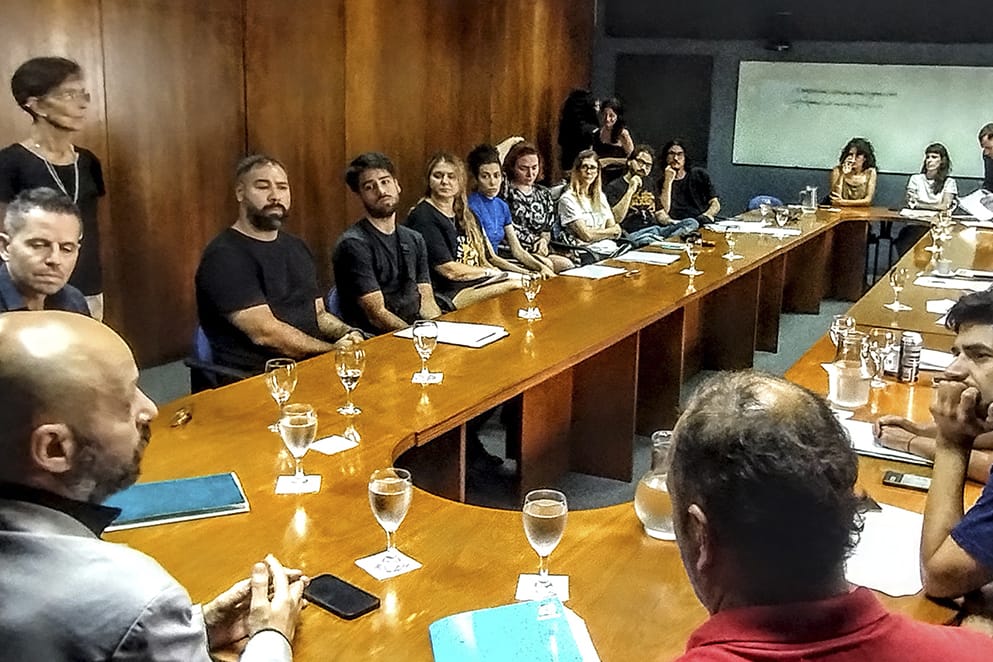Firma de convenios con beneficiarios de programas del Polo Audiovisual
