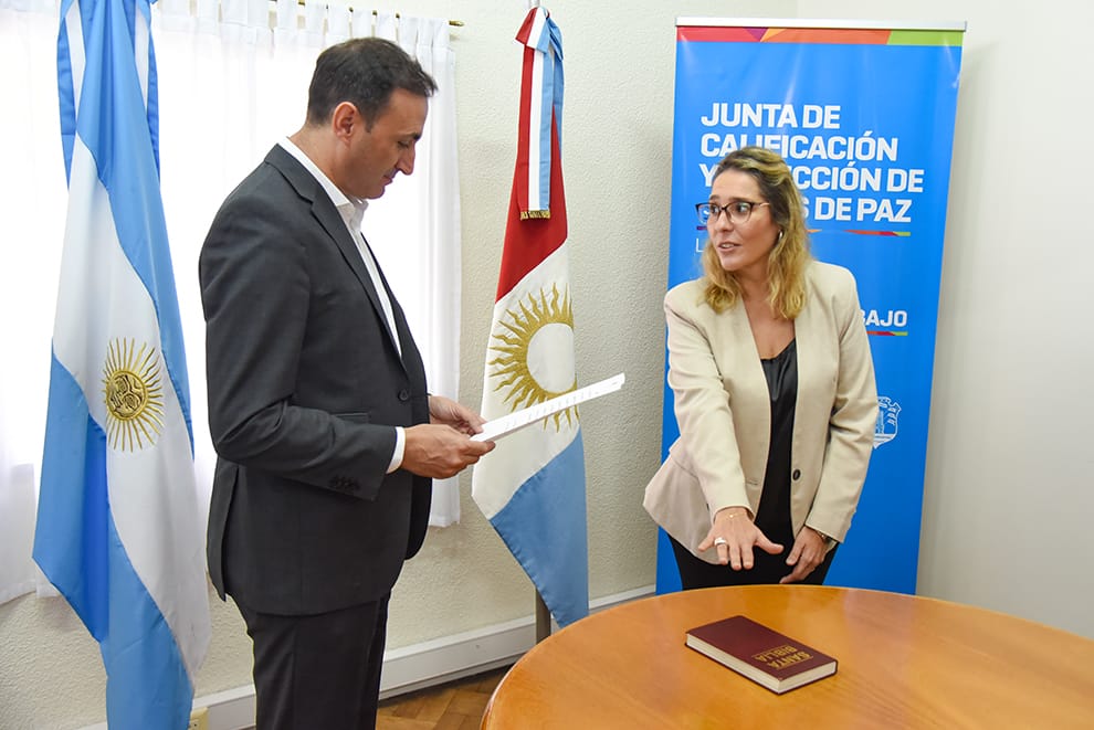 Juraron los miembros de la Junta de Selección y Calificación de Jueces de Paz