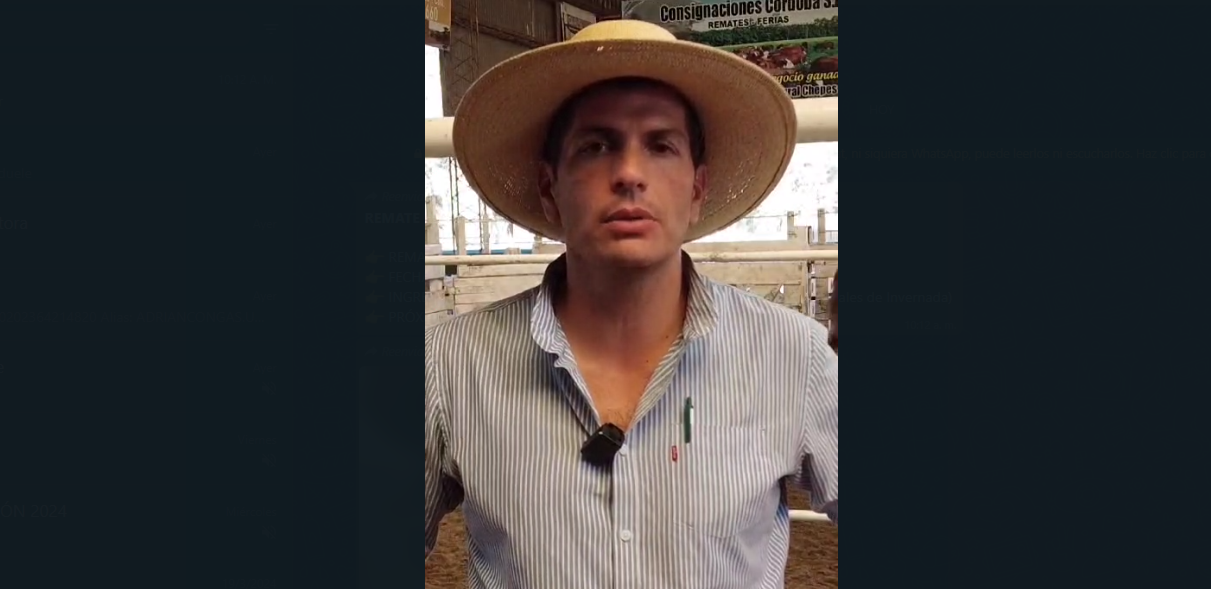 Balance del Remate de Hacienda en la Sociedad Rural Jesús María
