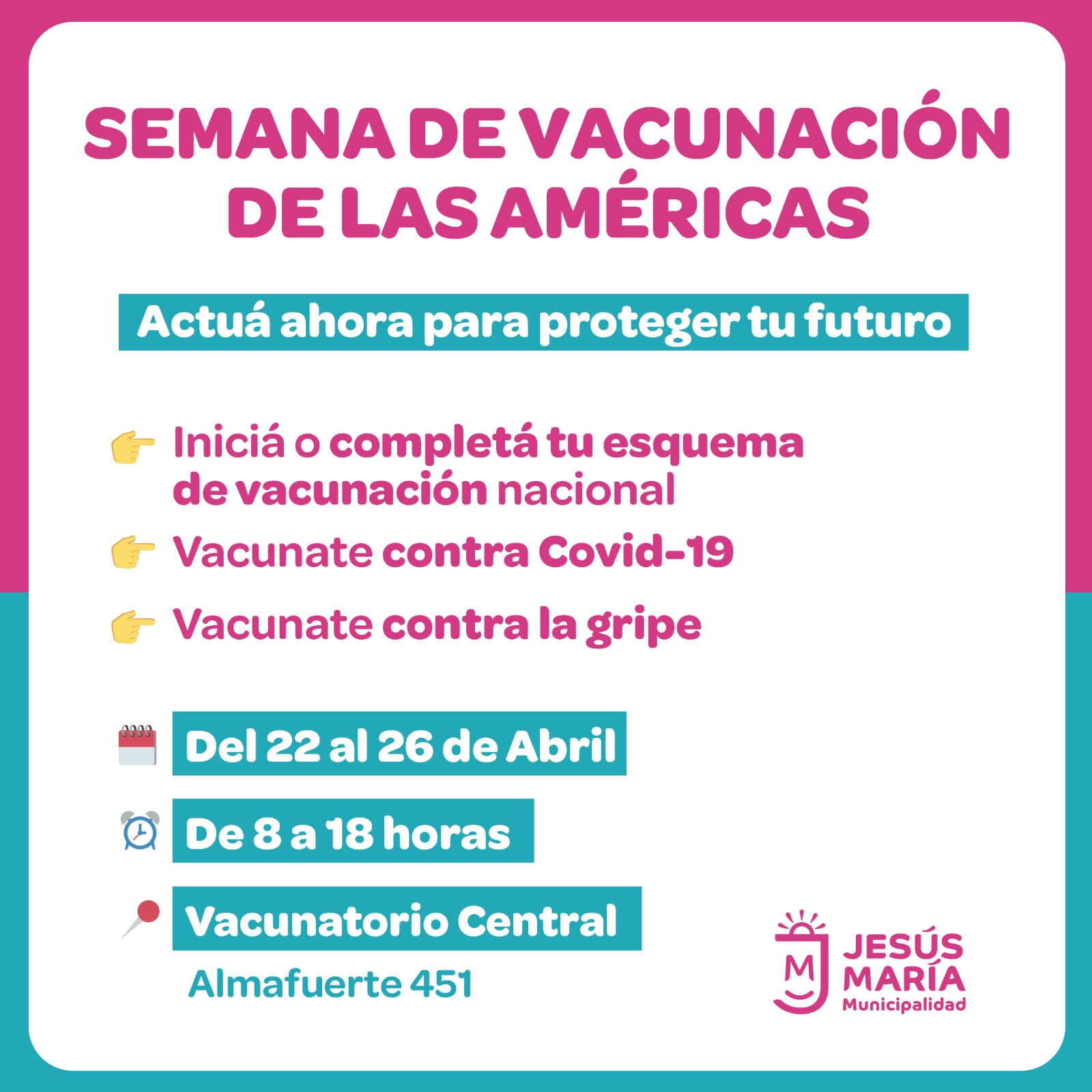 Semana de vacunación de las Américas