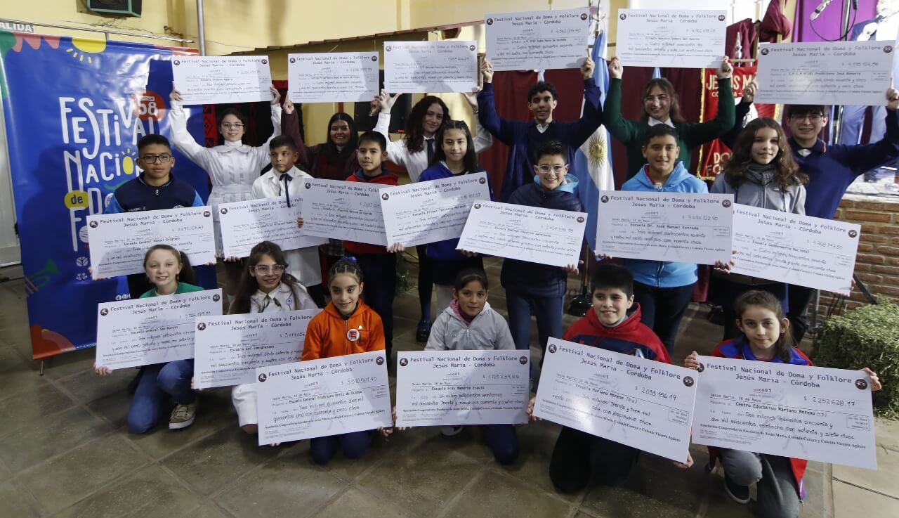 “UN FESTIVAL EXITOSO: MAS DE 132 MILLONES PARA LAS ESCUELAS”