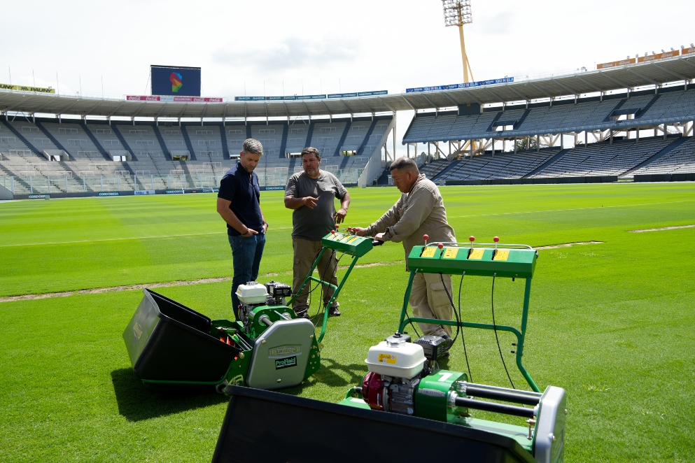 El Kempes cuenta con nueva tecnología para el campo de juego
