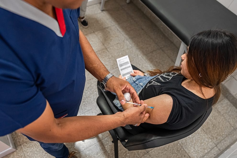 En febrero continúa la vacunación a embarazadas contra el Virus Sincicial Respiratorio