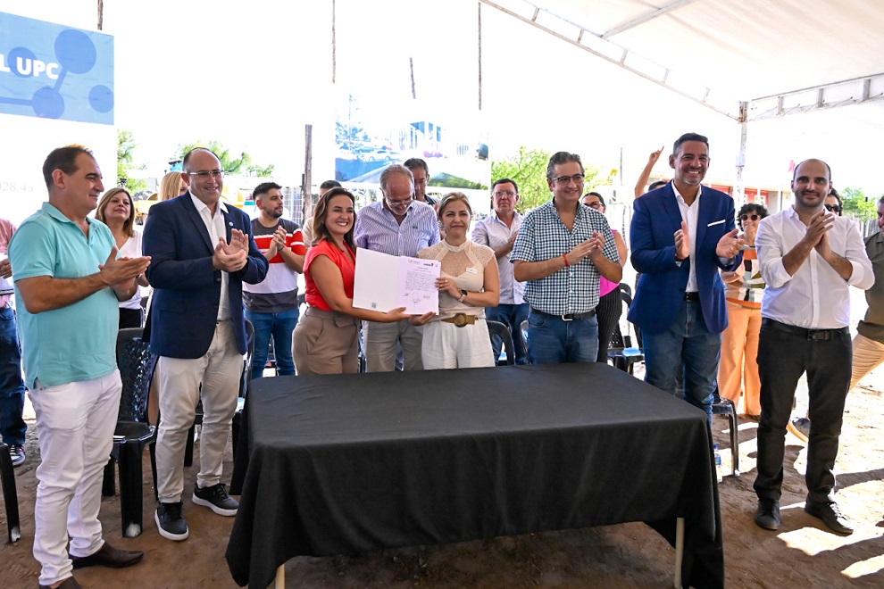La Calera: la Provincia entregó un aporte para el desarrollo productivo y ambiental