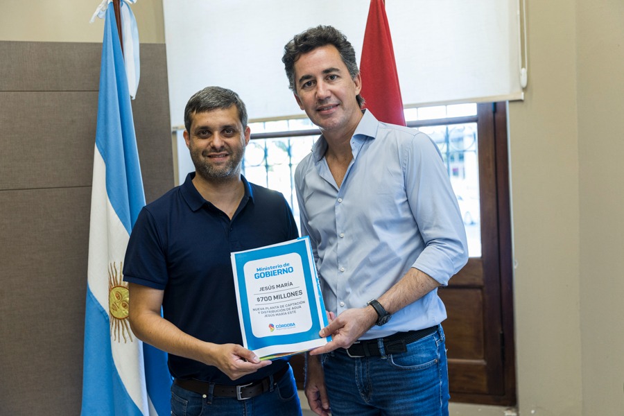 La Provincia entregó aportes al municipio de Jesús María por 700 millones
