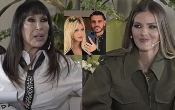 La China Suárez le admitió a Moria Casán la terrible interna familiar por su romance con Mauro Icardi: "Mi mamá le tenía pánico"