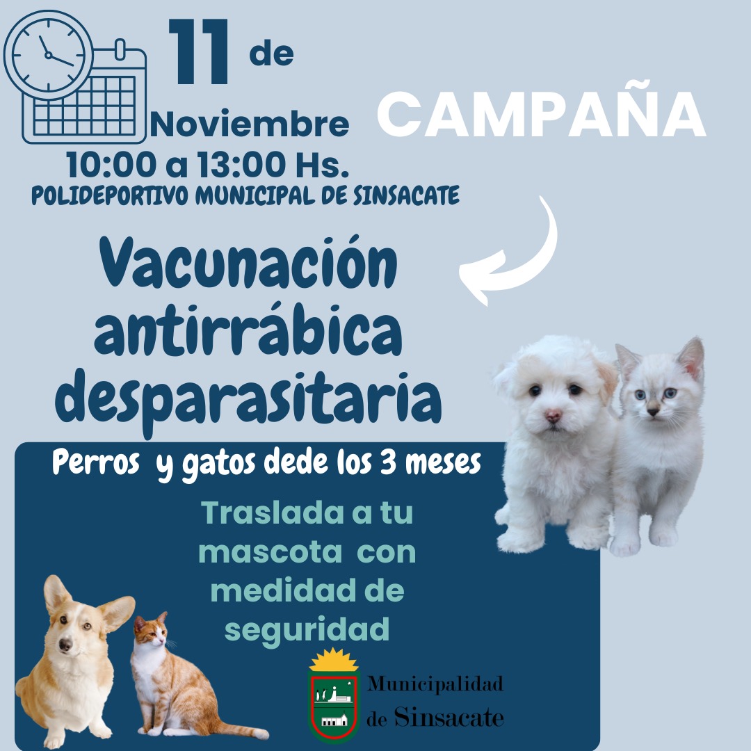 CAMPAÑA DE VACUNACIÓN Y DESPARASITACIÓN