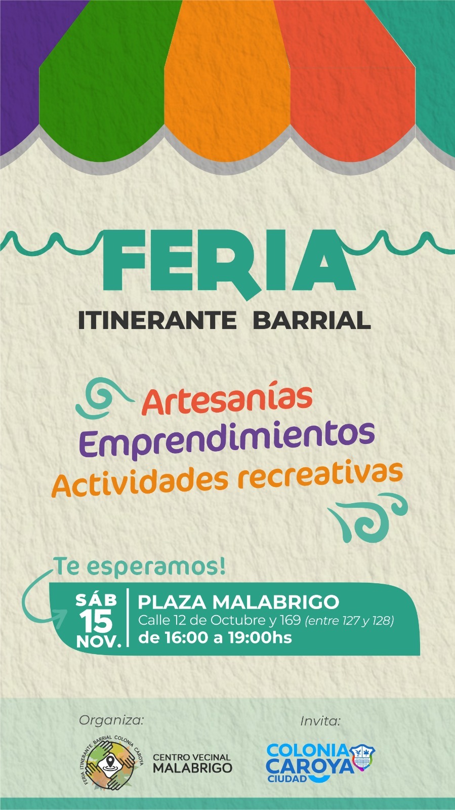 Colonia Caroya: Continúan las Ferias Itinerantes