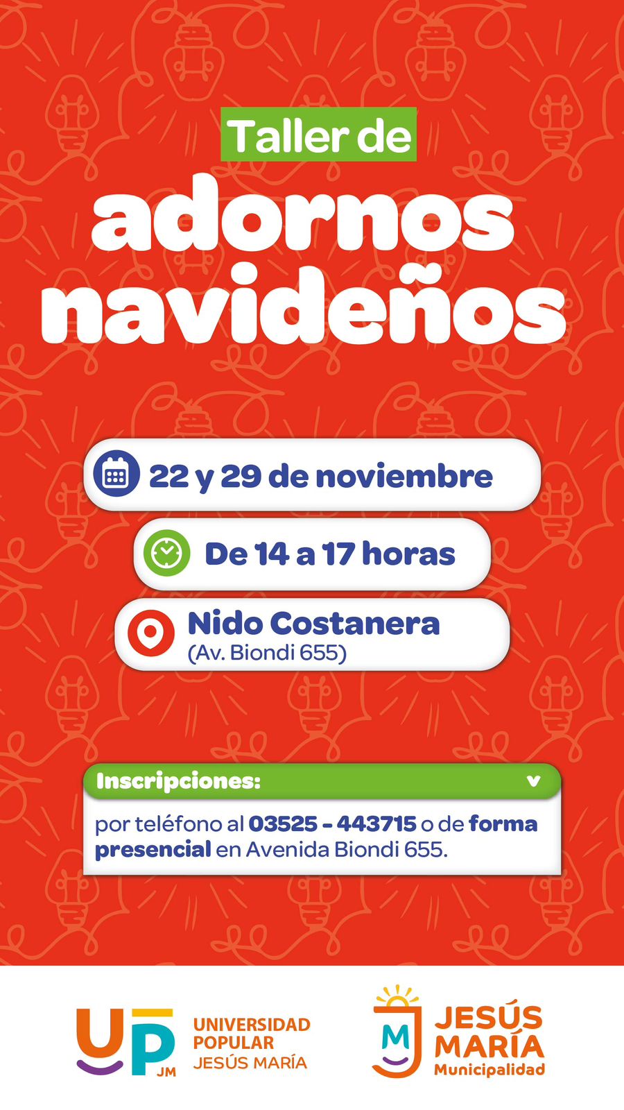 Navidad sustentable: un taller para crear tus propios adornos
