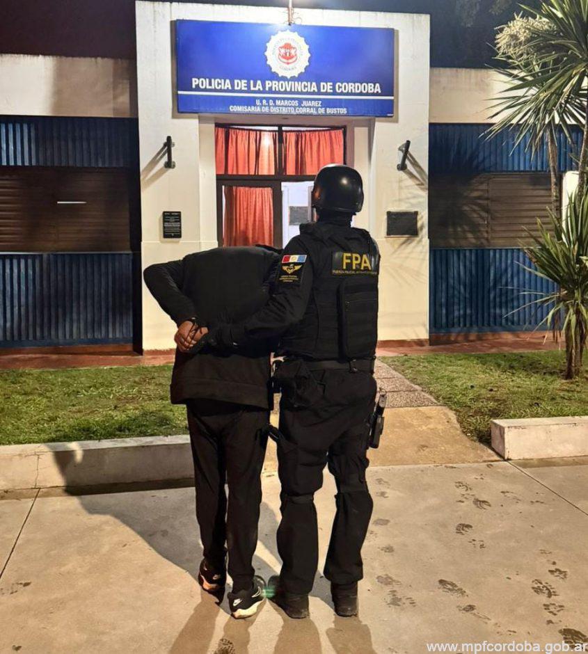 FPA DESARTICULÓ UNA BANDA QUE OPERABA EN CAMILO ALDAO Y DISTRIBUÍA DROGAS EN CORRAL DE BUSTOS, CRUZ ALTA Y GENERAL BALDISSERA. TRES DETENIDOS