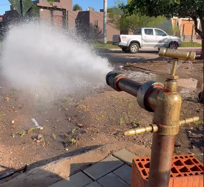 Jesús María inició las pruebas hidráulicas de la nueva planta de captación y distribución de agua potable de la zona Este