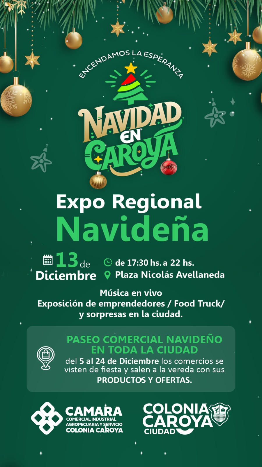 Colonia Caroya: Expo Regional Navideña