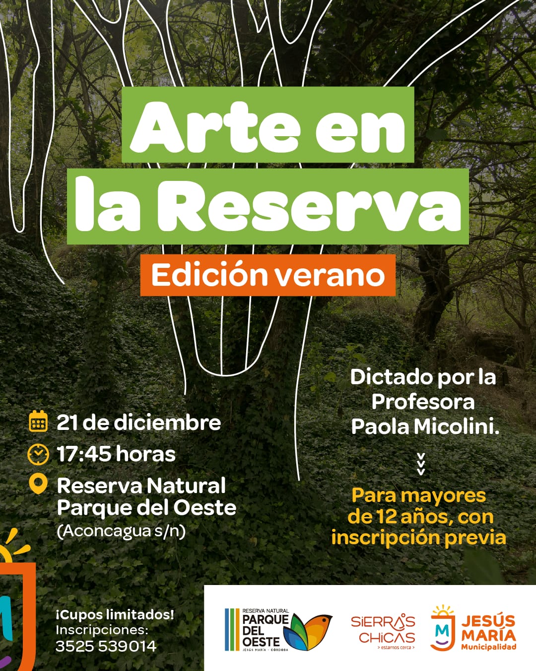 Arte en la Reserva: una propuesta para conectar con la naturaleza a través del arte