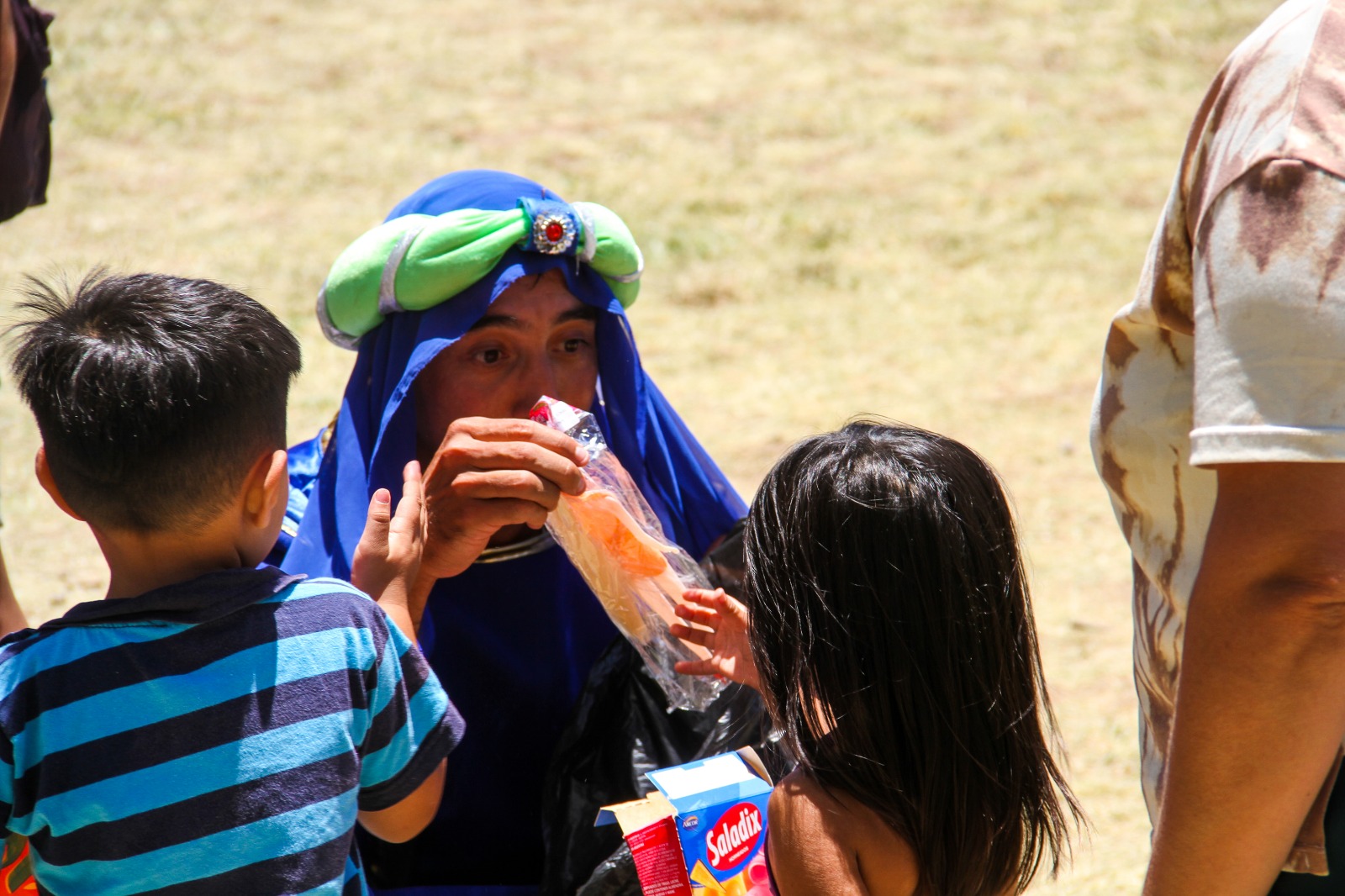 Los Reyes Magos llegaron al Polideportivo Municipal de Sinsacate