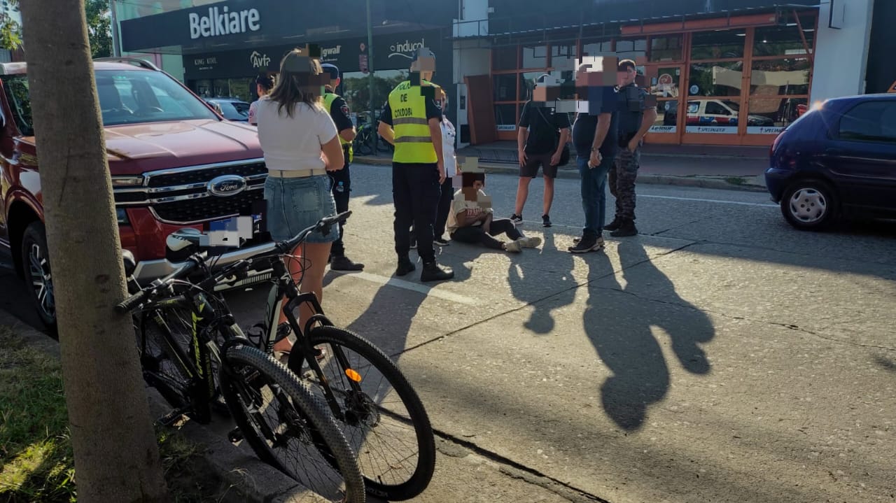 Accidente de tránsito en pleno centro de Jesús María.