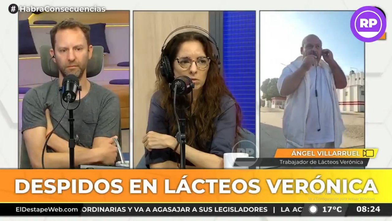 Trabajador despedido se quiebra al aire: “Son delincuentes, dejamos la vida acá, no es justo que nos pongan en esta situación"