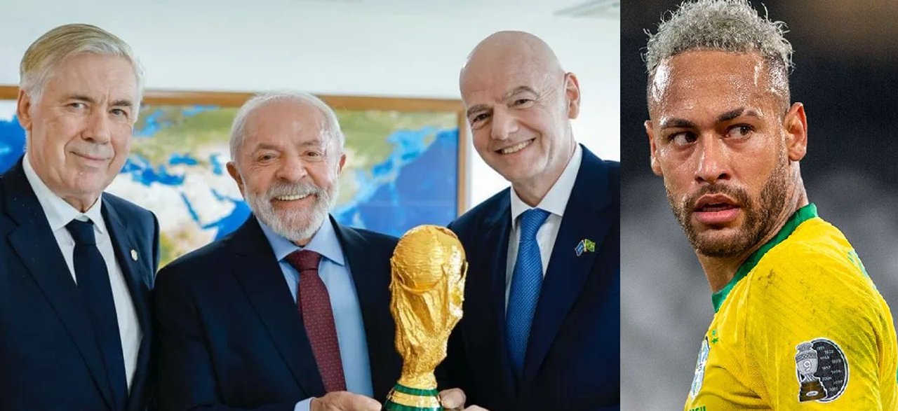 Lula se metió en la pelea Neymar-Ancelotti “No va a convocar a nadie por el nombre“