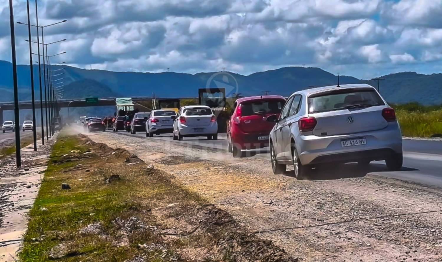 Demoras y reclamos de conductores por las obras en la Circunvalación