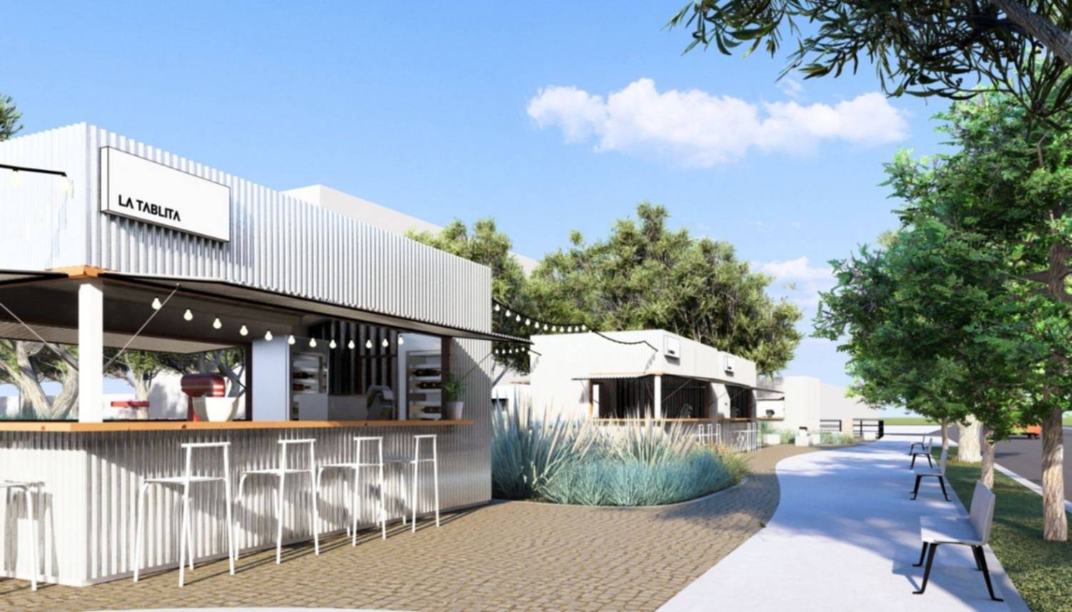 Arrancó la transformación de la plaza Evita: nuevas canchas, juegos y un paseo gastronómico
