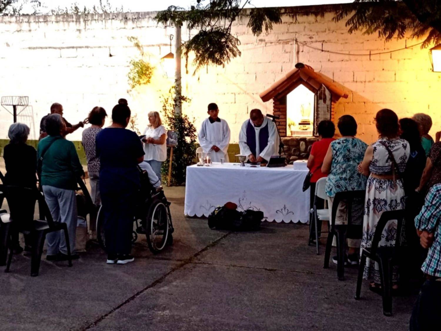 Cerrillos: emotiva ceremonia religiosa en honor a San José