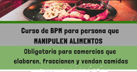 Sinsacate dictará curso obligatorio de Buenas Prácticas de Manufactura para manipuladores de alimentos