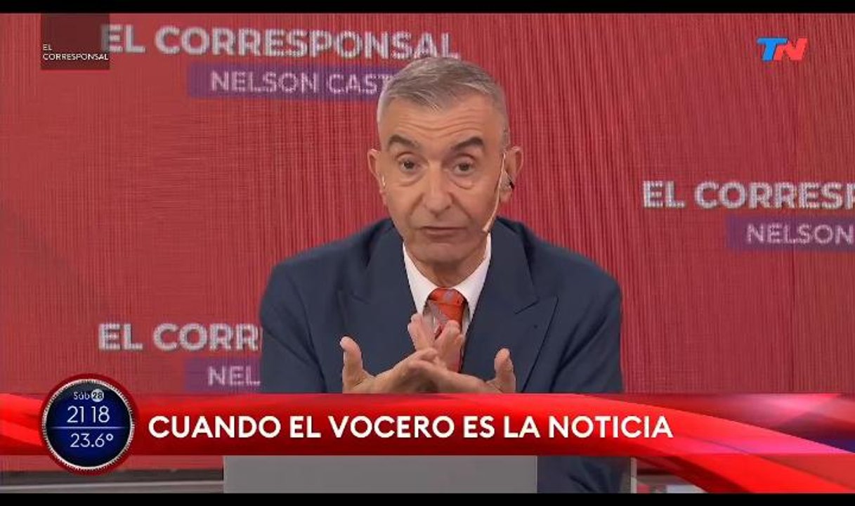 Adorni vs Adorni: Nelson Castro no tuvo piedad y lo noqueó con un durísimo editorial
