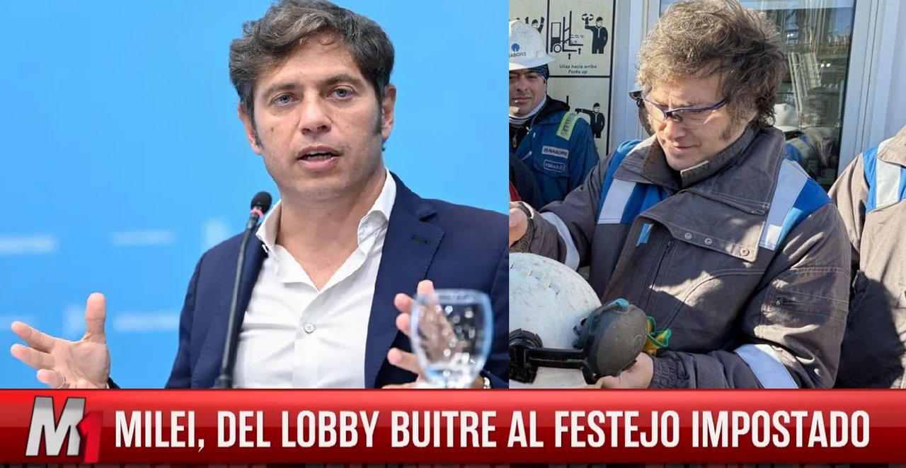 Kicillof: "Milei anda con el mameluco de YPF y no cree que deba ser nacional"