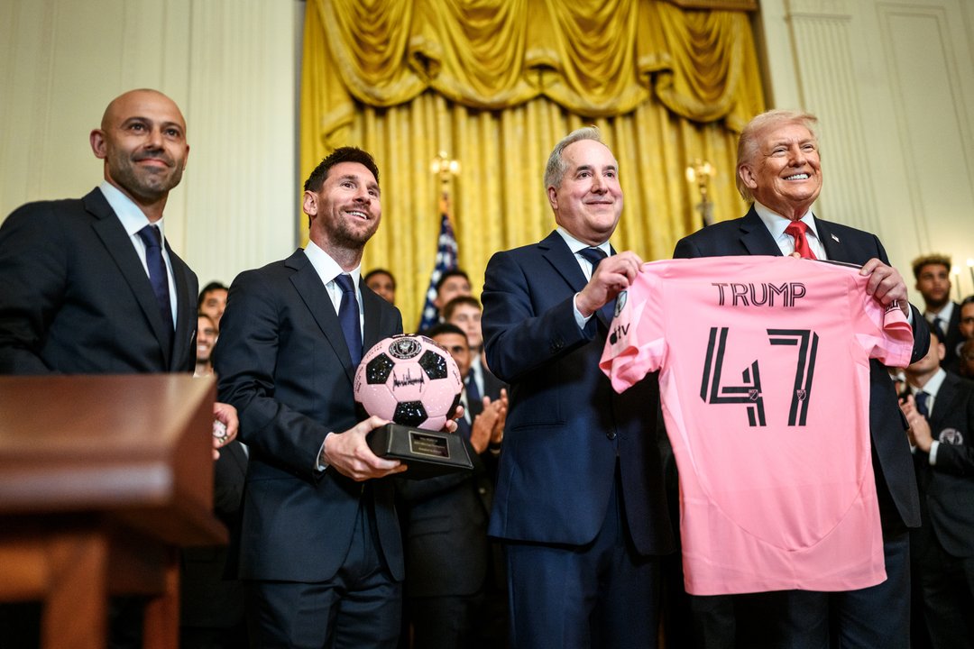 La íntima charla entre Messi y Donald Trump