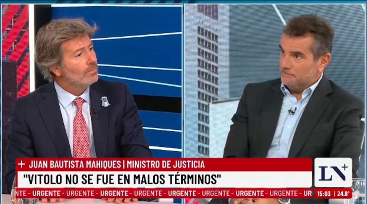 Juan Bautista Mahiques confesó que conoció al presidente en el momento en el que le tomó juramento