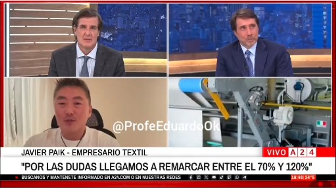 El empresario textil que le contó a Feinmann por qué los chinos están contentos con Milei