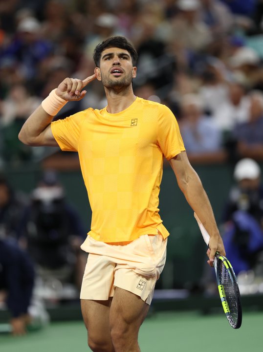 Carlos Alcaraz ganó y está en cuartos de final del Masters 1000 de Indian Wells