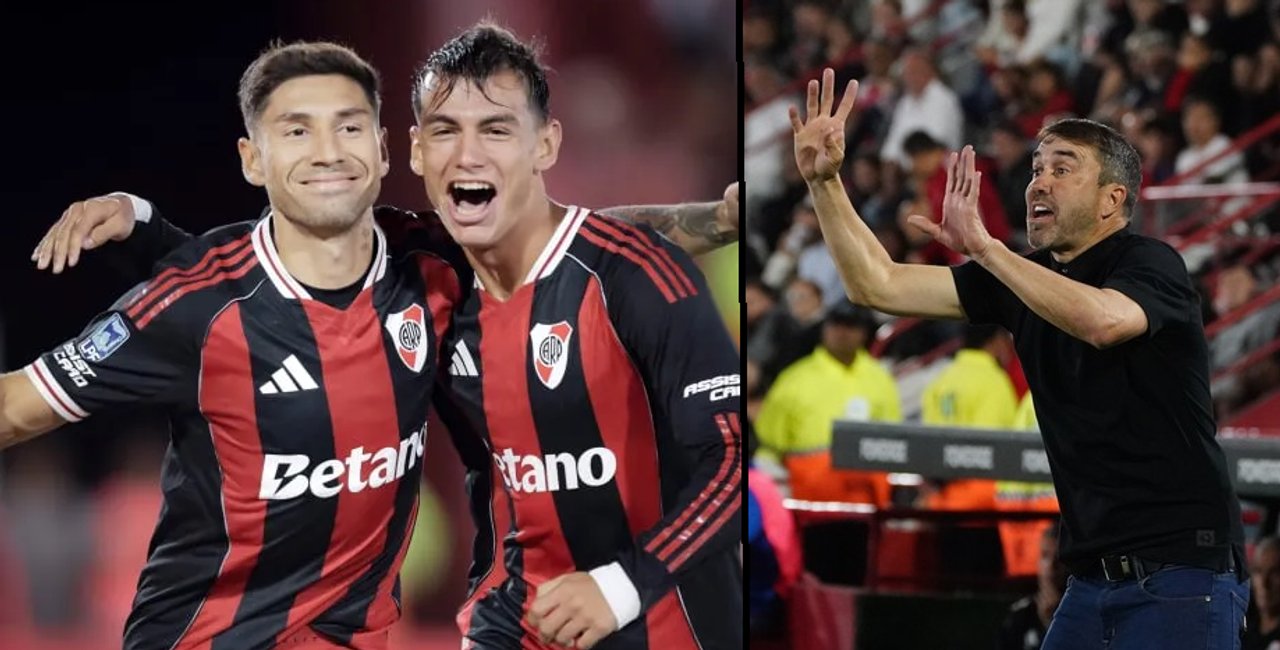 Los hinchas de River reaccionaron al debut de Coudet con triunfo ante Huracán
