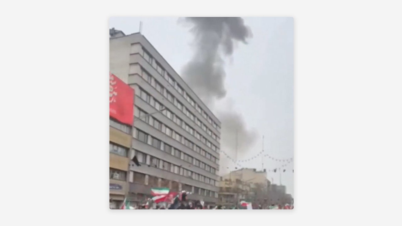 Irán: una explosión en una marcha progubernamental dejó al menos un muerto en Teherán