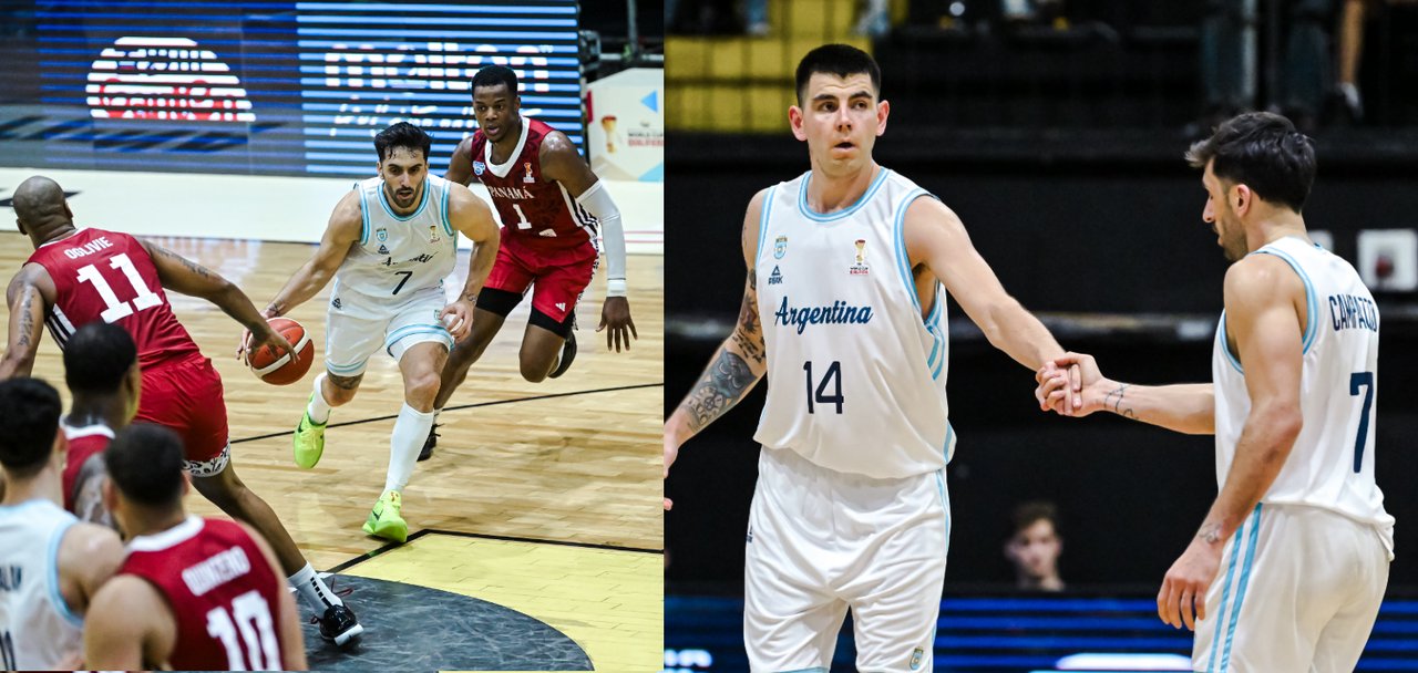 Campazzo y Deck hicieron 50 puntos, Argentina vapuleó a Panamá y sigue en camino al Mundial