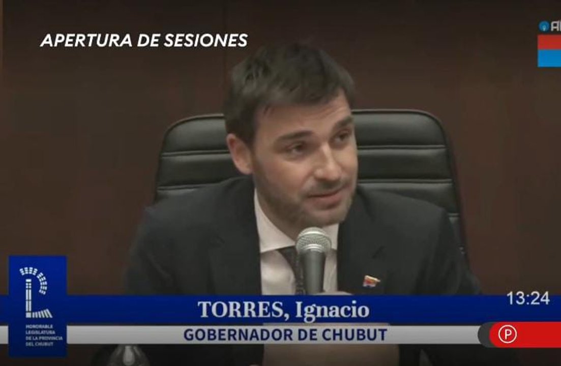 El gobernador Torres se puso chicanero y trató de “ordinario” a Milei por lo ocurrido en el Congreso