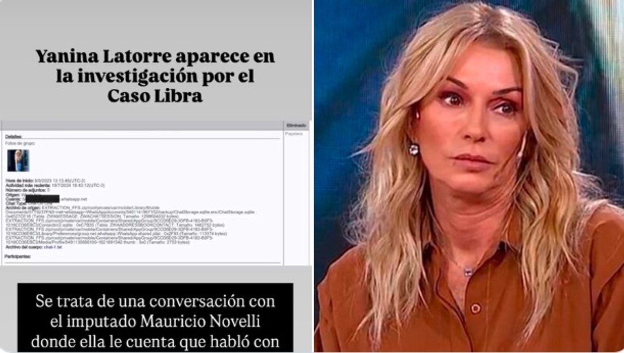 “Yanina Lasobre” se hizo tendencia después de que vincularan a la conductora con Mauricio Novelli