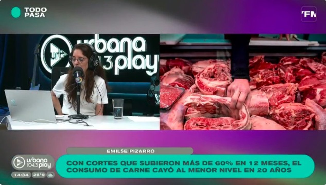 Con cortes que subieron más de 60% en 12 meses, el consumo de carne cayó al menor nivel en 20 años