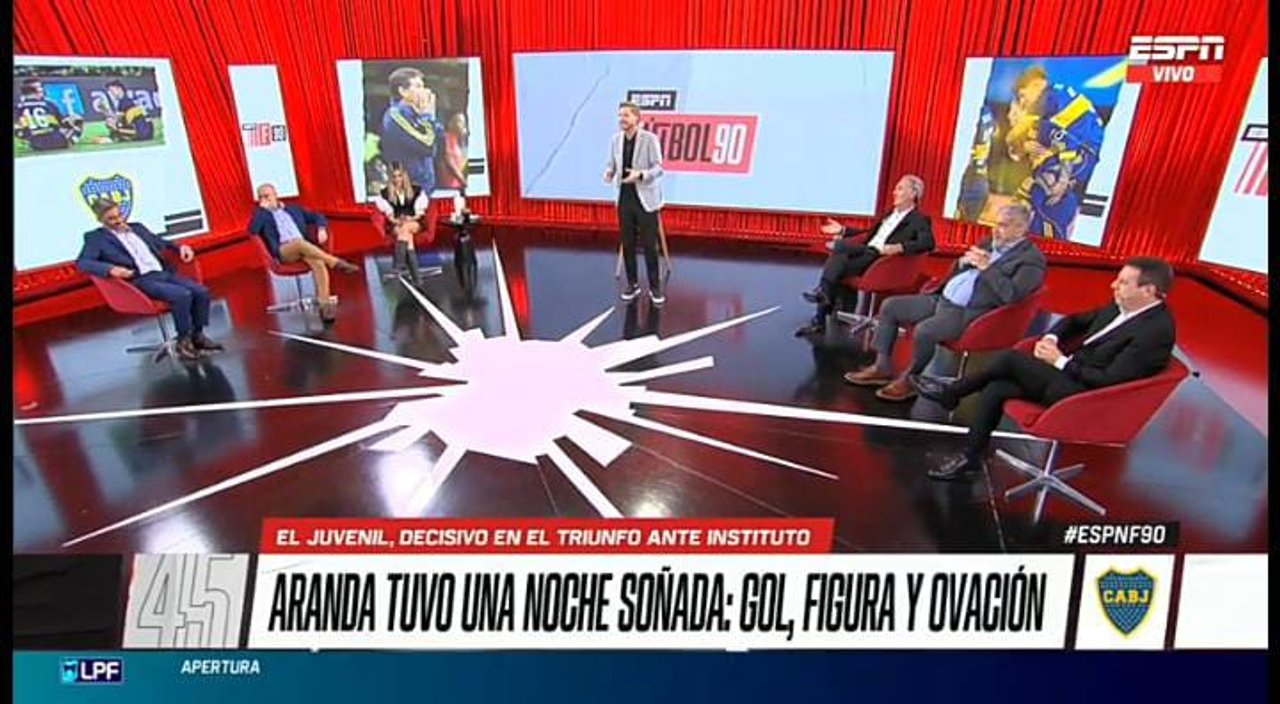Ruggeri frenó en seco a Vignolo y lo cruzó por el término que usó para elogiar al pibe Aranda