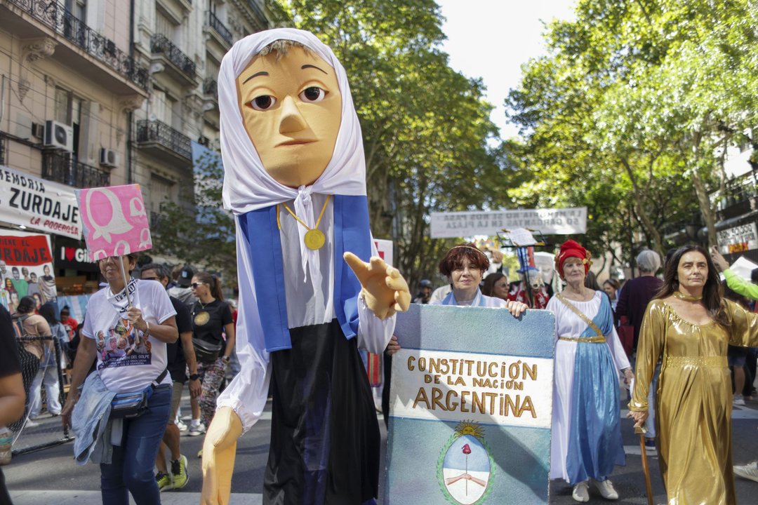 Agrupaciones de Derechos Humanos, políticas y sindicales marchan en todo el país a 50 años del golpe