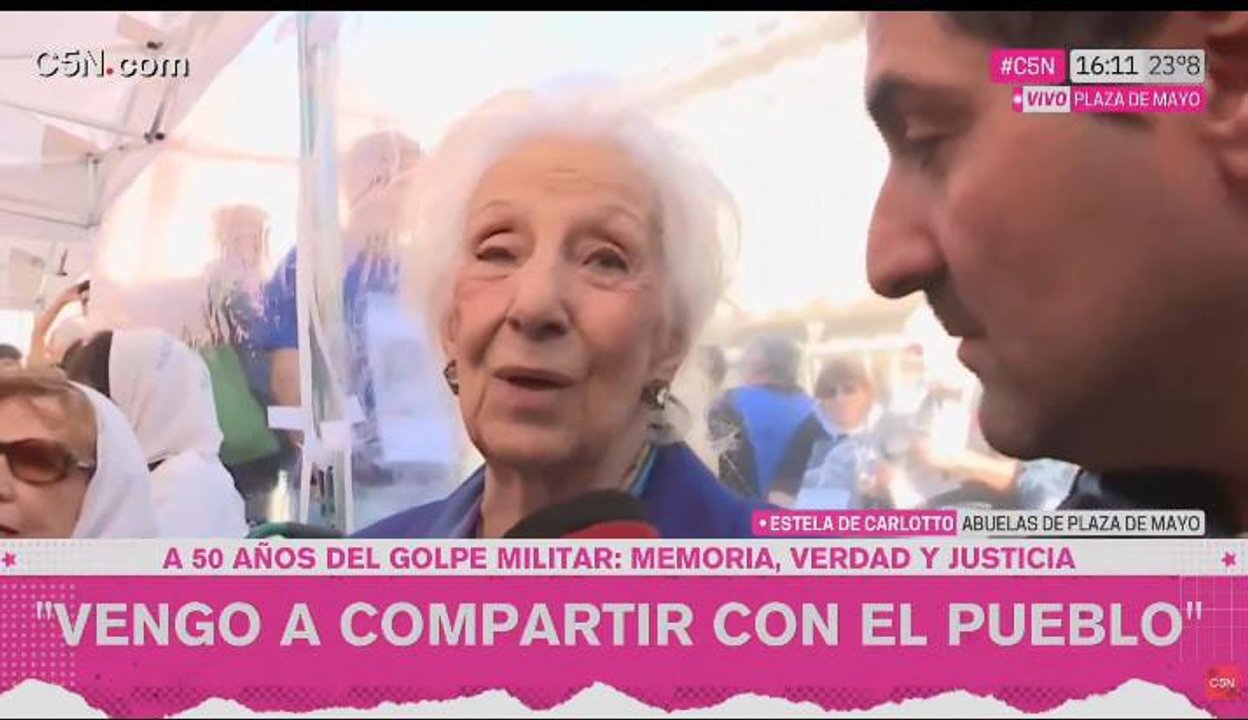 “El Gobierno está en otro mundo, quizás esté pronto entre rejas”: la dura frase de Estela de Carlotto