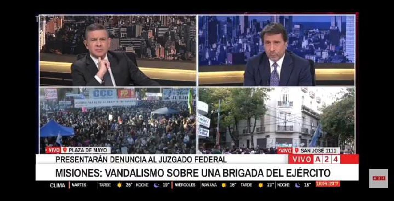 Cristina salió al balcón y Feinmann se puso como loco al ver el cariño de la gente: “Se les caga de risa a los jueces"